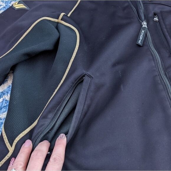Phenix ski jacket aerothermal lightweight warm coat black and gold skiing winter - Picture 8 of 16